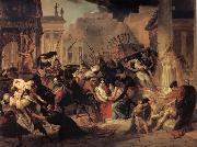 Karl Briullov Genseric-s Invasion of Rome china oil painting reproduction